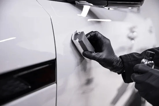 Ceramic coating a car in London